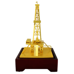 Metal oil well frame