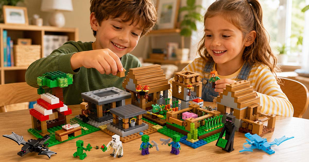 Minecraft-Style Building Bricks: Creative Pixel Block Toys for Imaginative Play toy from STARTSPAN